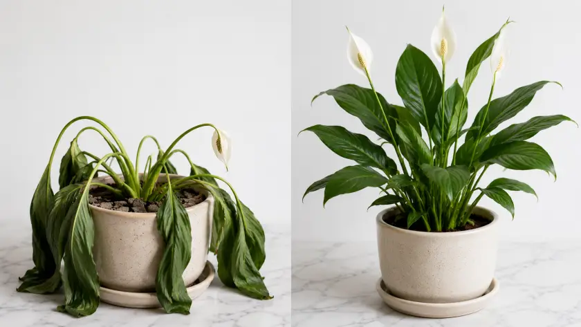Plant Drooping Leaves
